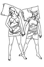 paper dolls pose