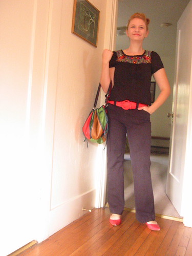 today's "to work and then to hamburgers (by way of cinco de margaritas)" outfit