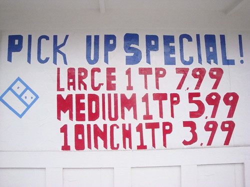 The local Domino's goes all out on the new signage