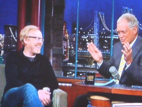 adam! on LETTERMAN!