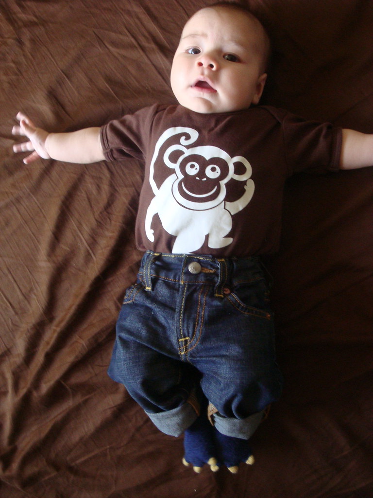 Desi in his lucky Lucky jeans
